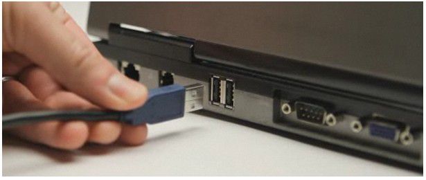 Kết nối NI USB-TC01 với máy tính